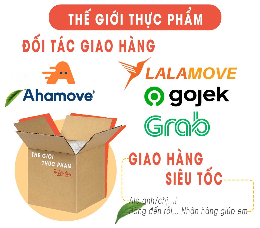Đối tác giao hàng thế giới thực phẩm