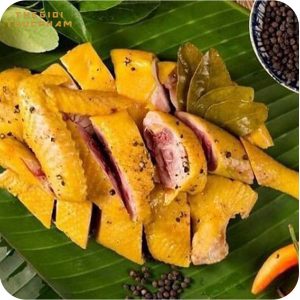 Gà ủ muối gia truyền nữa con thơm ngon