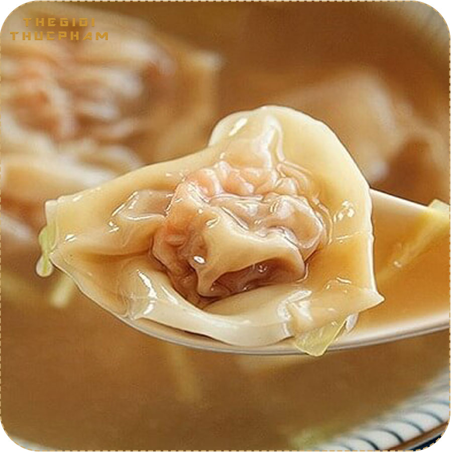 Hoành thánh nhân tôm thịt Anh Thư 500gr Hoành thánh nhân tôm thịt Anh Thư 500gr