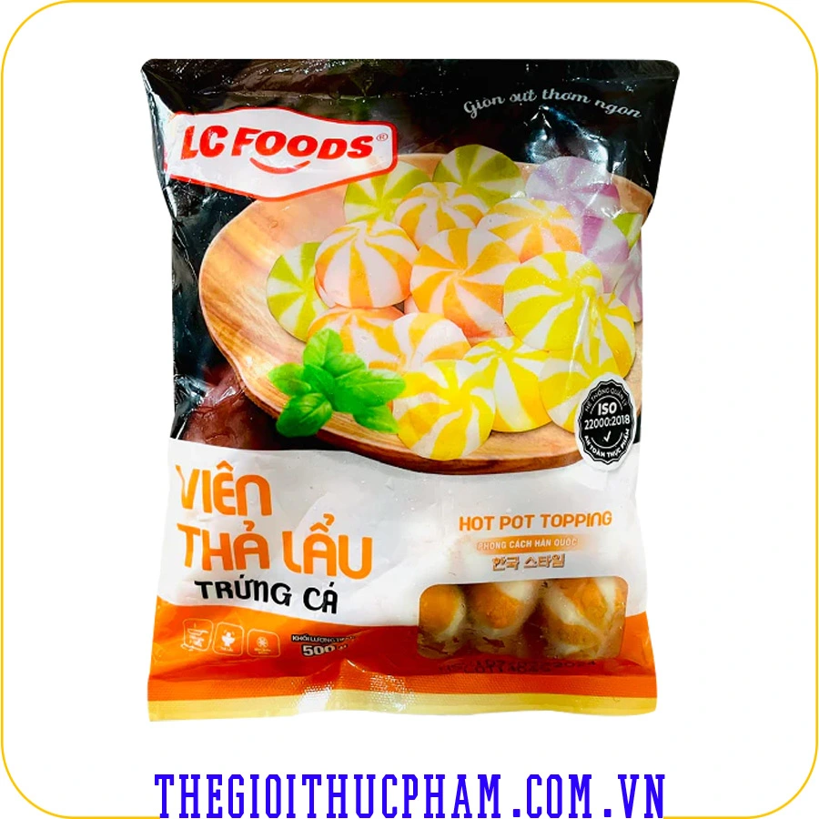 Viên thả lâu trứng cá LC Food thượng hạng | Thế Giới Thực Phẩm Viên thả lâu trứng cá LC Food thượng hạng | Thế Giới Thực Phẩm
