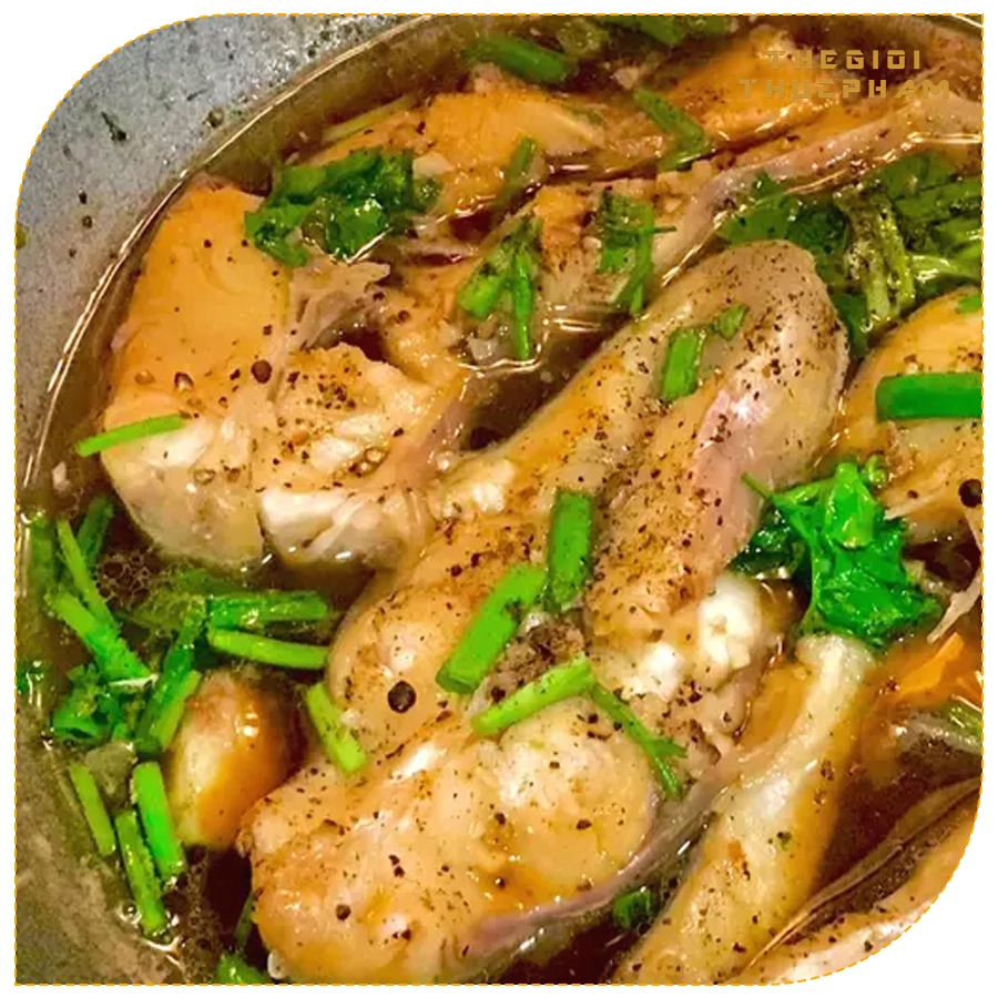 Thegioithucpham.com.vn | Cá diêu hồng kho lạc hành ngò thơm ngon