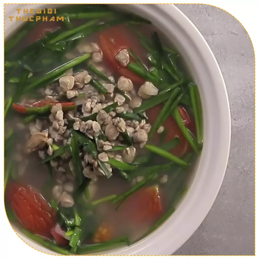 Thegioithucpham.com.vn | Canh hẹ nấu hến thơm ngon