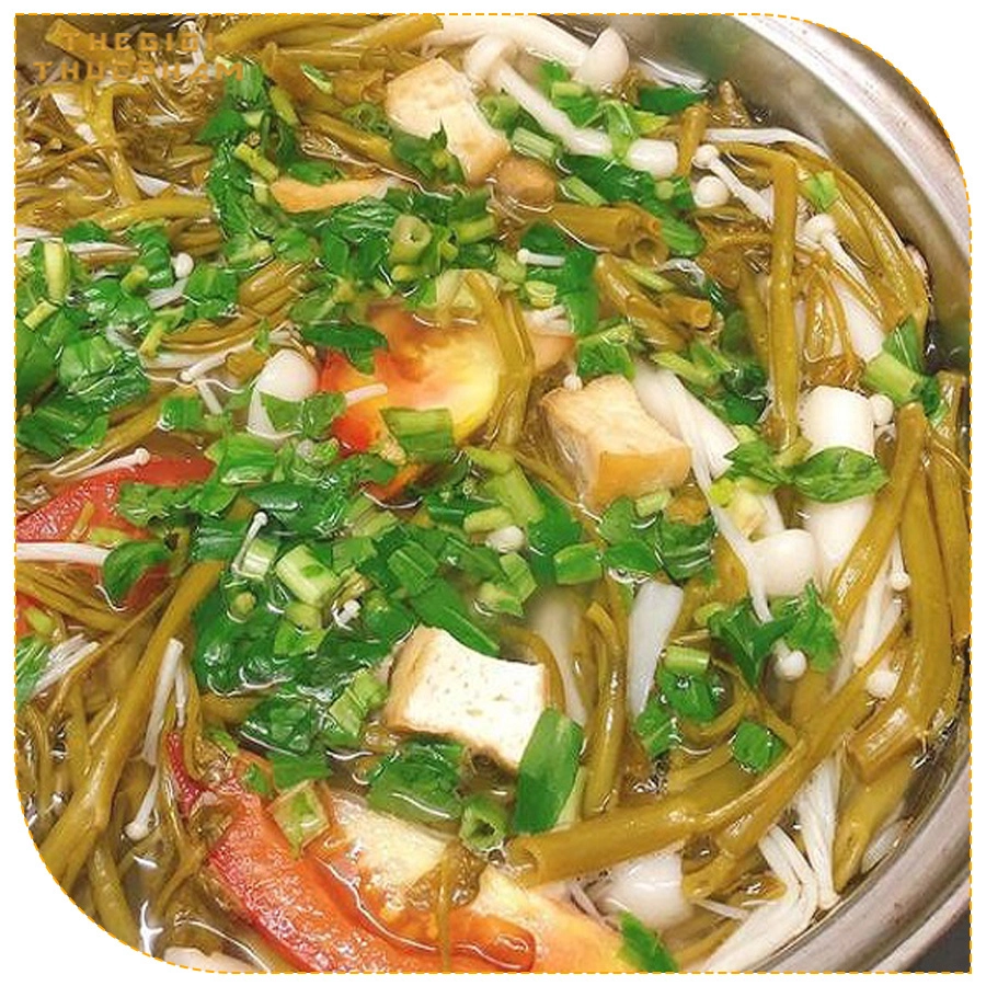 Thegioithucpham.com.vn | Canh rau muống chay chua thơm ngon