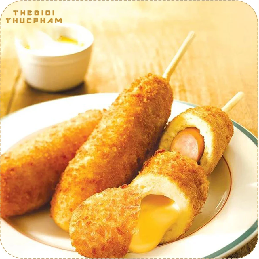 Xúc xích hotdog phô mai thơm ngon thượng hạng | thegioithucpham.com.vn