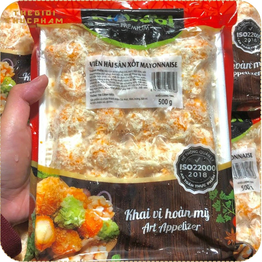 Viên hải sản sốt mayonaise kitkool | Thế Giới Thực Phẩm