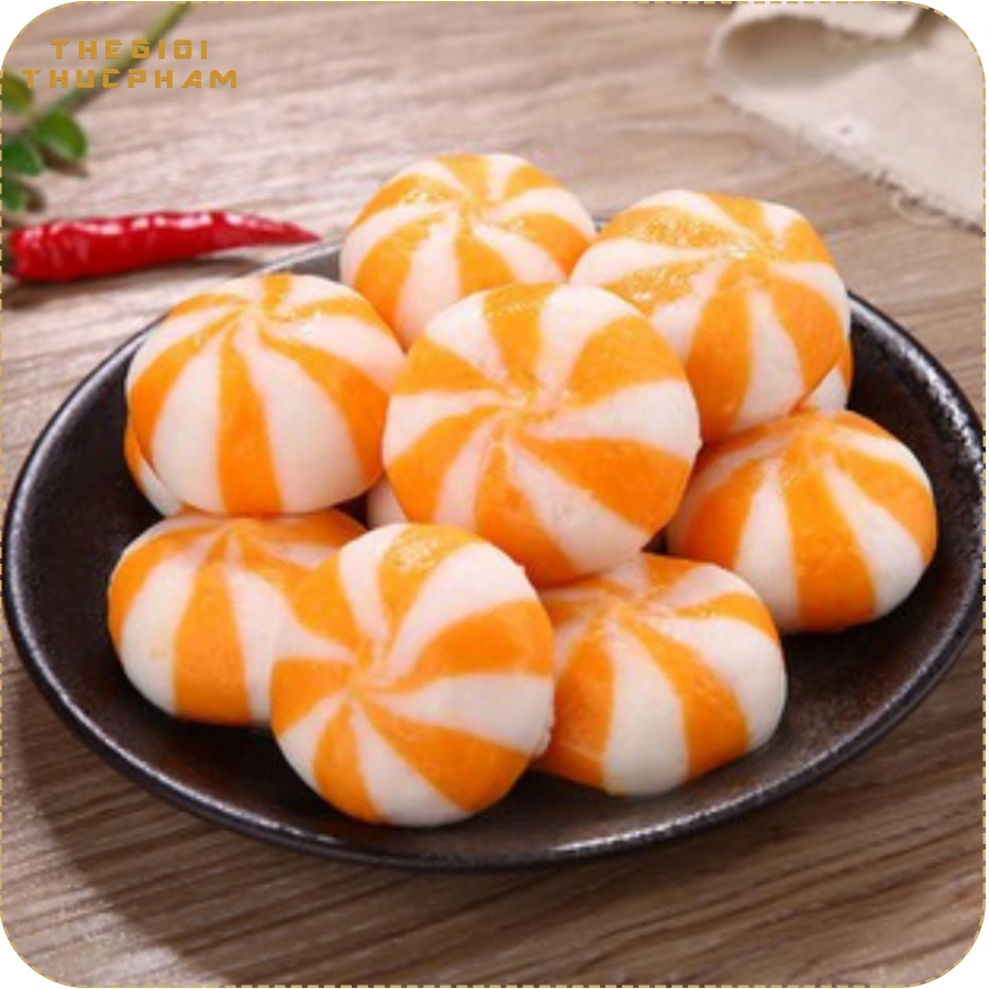 Viên thả lẩu trứng cá cam LC Food | Thế Giới Thực Phẩm