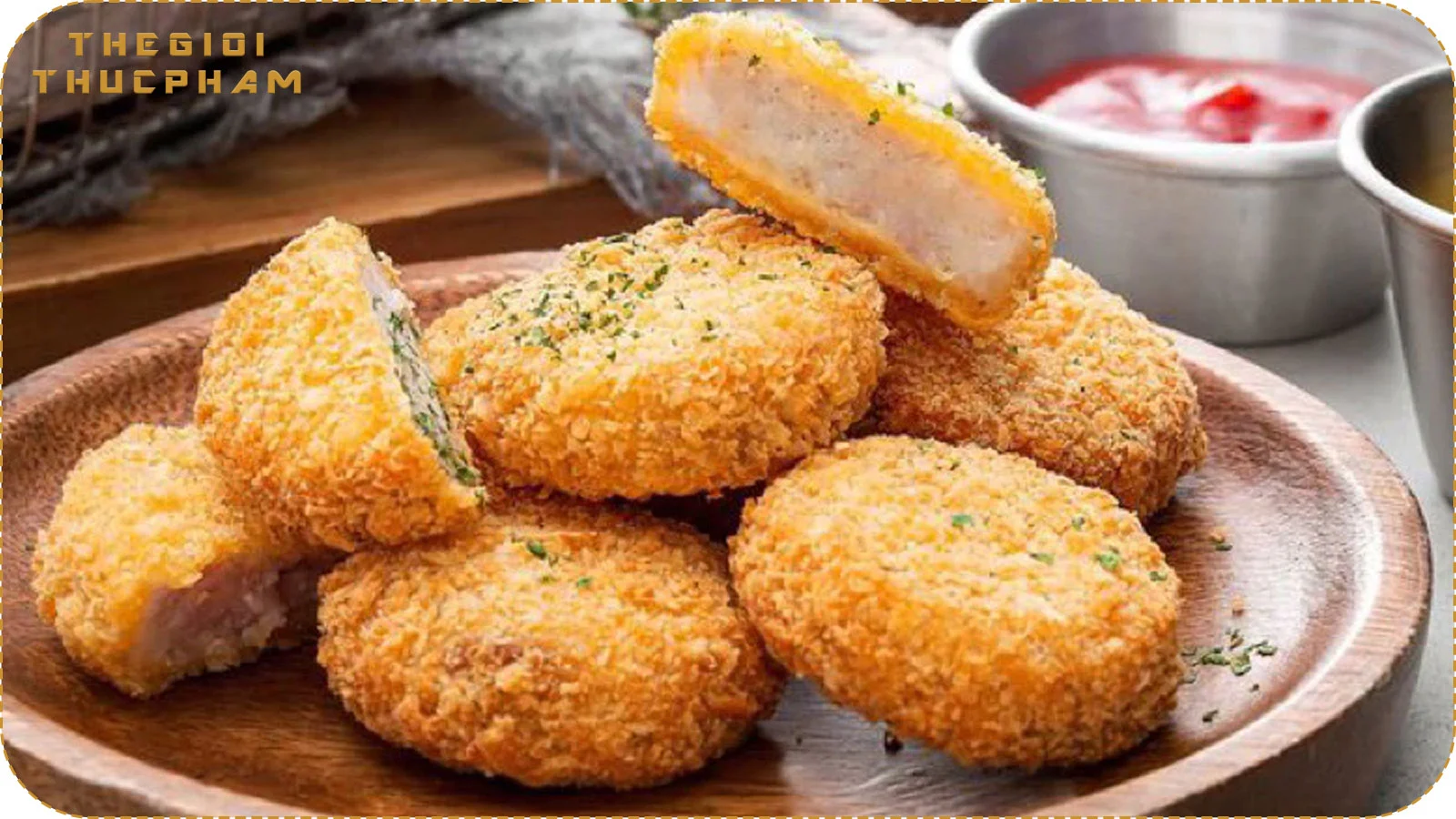 Bánh gà phô mai Dr Giòn thượng hạng | Thế Giới Thực Phẩm Bánh gà phô mai Dr Giòn thượng hạng | Thế Giới Thực Phẩm