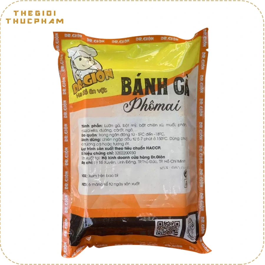 Bánh gà phô mai Dr Giòn thượng hạng | Thế Giới Thực Phẩm Bánh gà phô mai Dr Giòn thượng hạng | Thế Giới Thực Phẩm