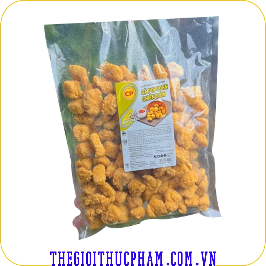 Gà Popcorn chiên giòn CP Food thượng hạng | Thế Giới Thực Phẩm Gà Popcorn chiên giòn CP Food thượng hạng | Thế Giới Thực Phẩm