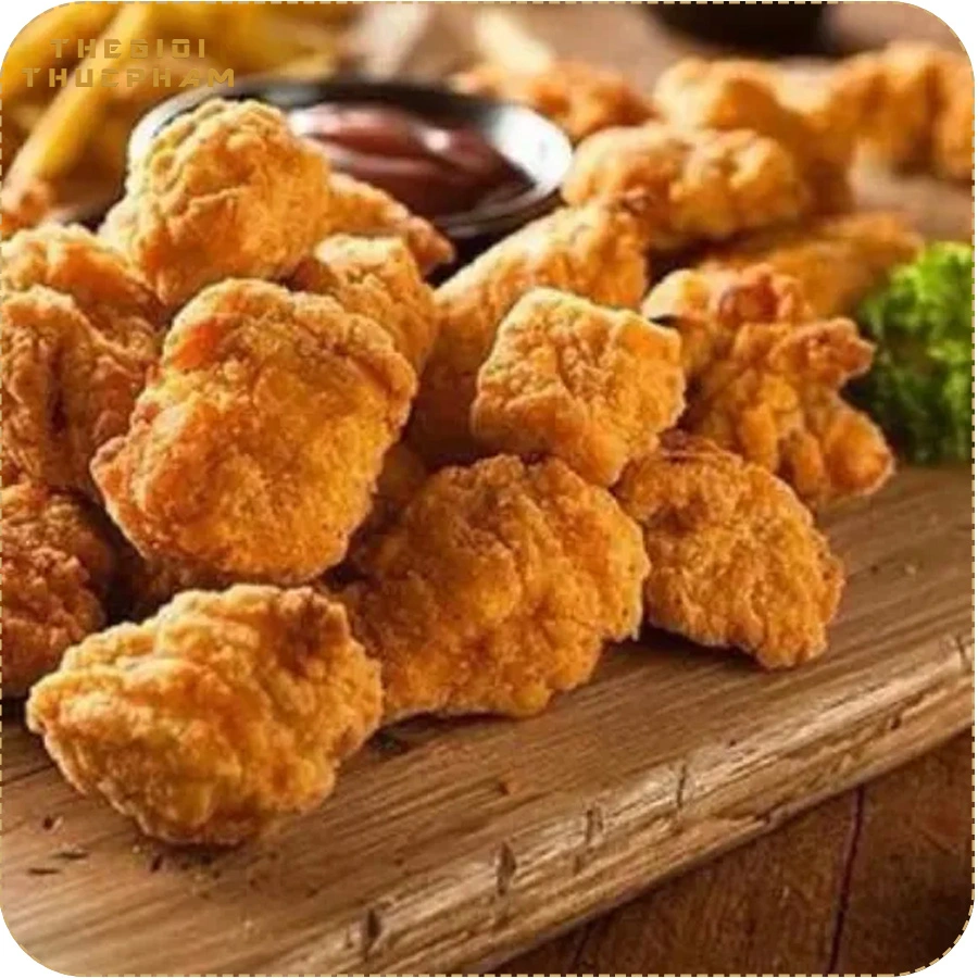 Gà popcorn chiên giòn thượng hạng | Thế Giới Thực Phẩm