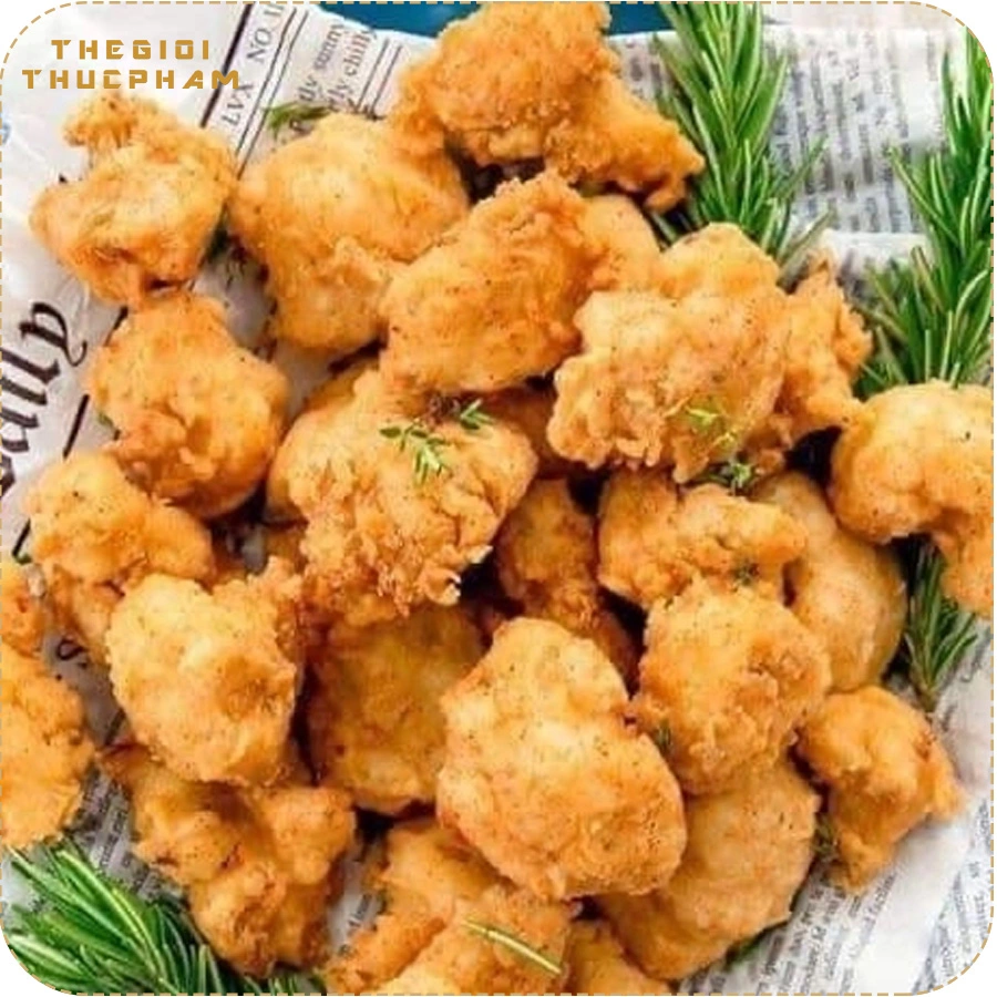 Gà popcorn chiên giòn thượng hạng | Thế Giới Thực Phẩm