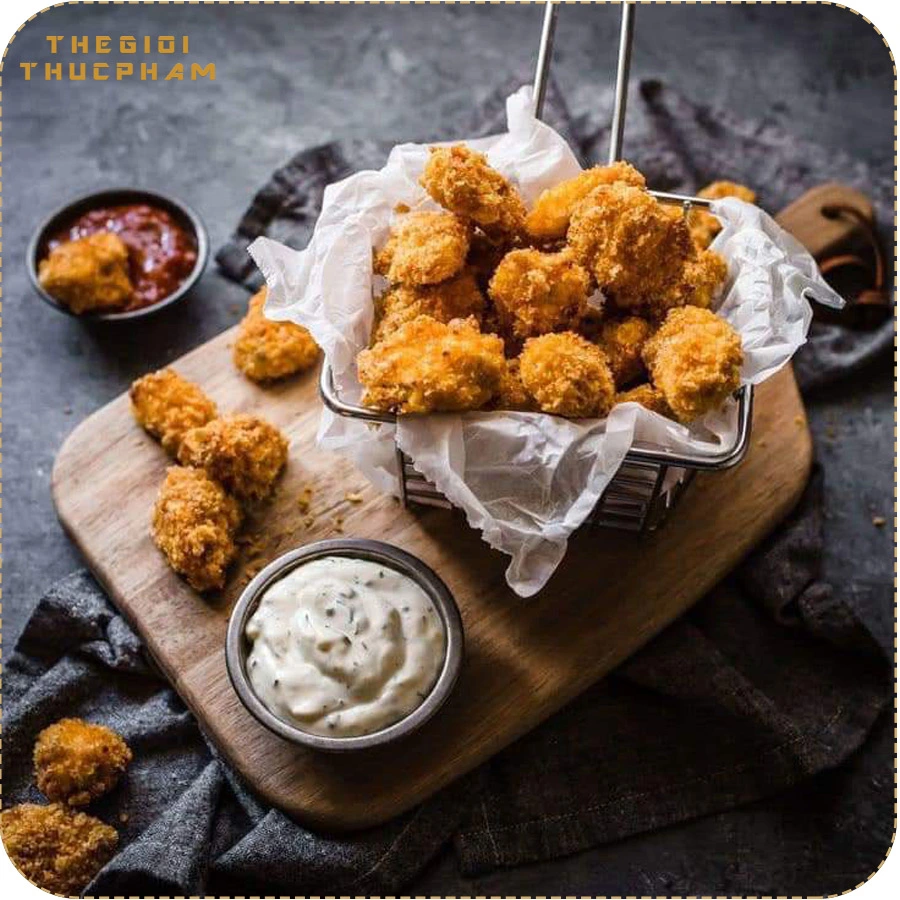 Gà popcorn chiên giòn thượng hạng | Thế Giới Thực Phẩm Gà popcorn chiên giòn thượng hạng | Thế Giới Thực Phẩm
