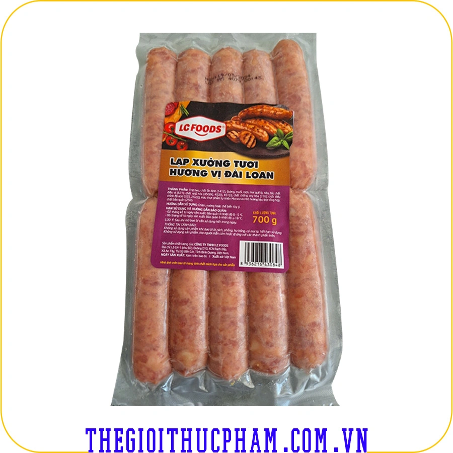 Lạp xưởng tươi LC Food thượng hạng | Thế Giới Thực Phấm Lạp xưởng tươi LC Food thượng hạng | Thế Giới Thực Phấm