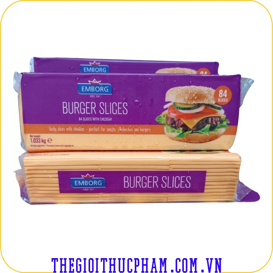 Phô mai lát Emborg thượng hạng | Thế Giới Thực Phẩm Phô mai lát Emborg thượng hạng | Thế Giới Thực Phẩm
