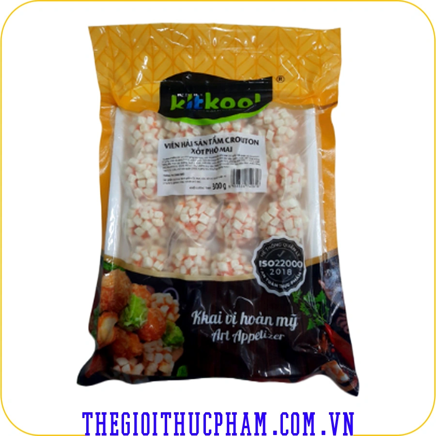 Viên hải sản tẩm Crouton sốt phô mai thượng hạng | Thế Giới Thực Phẩm Viên hải sản tẩm Crouton sốt phô mai thượng hạng | Thế Giới Thực Phẩm