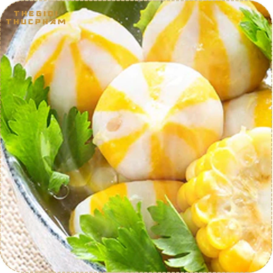 Viên thả lẩu trứng tôm thượng hạng | Thế Giới Thực Phẩm