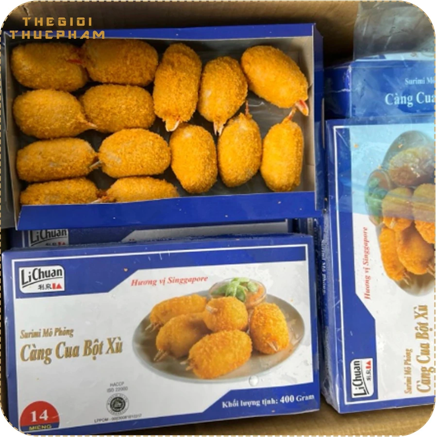 Càng cua bột xù Lichuan thượng hạng | Thế Giới Thực Phẩm