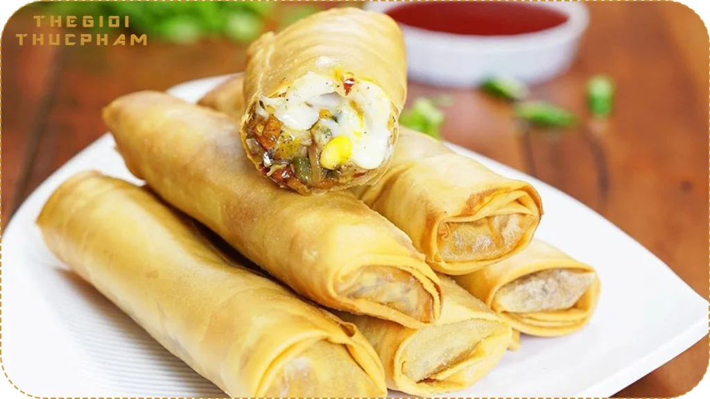 Chả giò khoai môn hải sản phô mai thượng hạng | Thế Giới Thực Phẩm