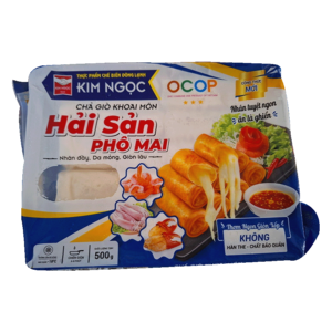 Chả giò khoai môn hải sản phô mai thượng hạng | Thế Giới Thực Phẩm