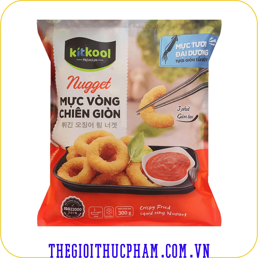 Mực vòng chiên giòn Kitkool thượng hạng | Thế Giới Thực Phẩm Mực vòng chiên giòn Kitkool thượng hạng | Thế Giới Thực Phẩm