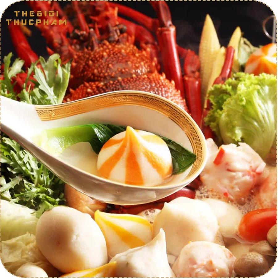 Viên thả lẩu trứng cá thượng hạng | Thế Giới Thực Phẩm